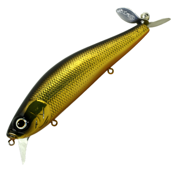 ナベミノー ルアー 約13cm約11cm ブラウン グリーンの1セット i-loop ジョイントミノー 11cm 16g 魚影が細長い ナックル